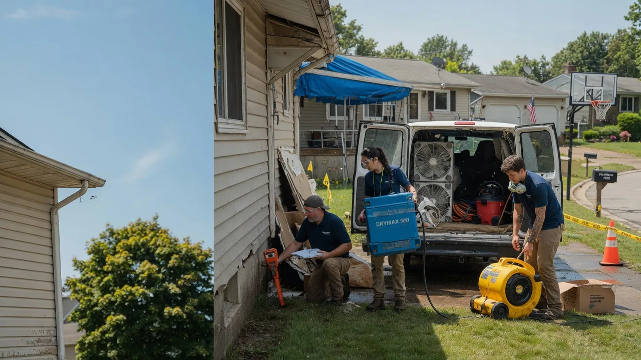 Ceiling Leak Cleanup in Pataskala, OH near me